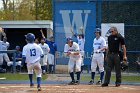 Baseball vs MIT  Wheaton College Baseball vs MIT during quarter final game of the NEWMAC Championship hosted by Wheaton. - (Photo by Keith Nordstrom) : Wheaton, baseball, NEWMAC
